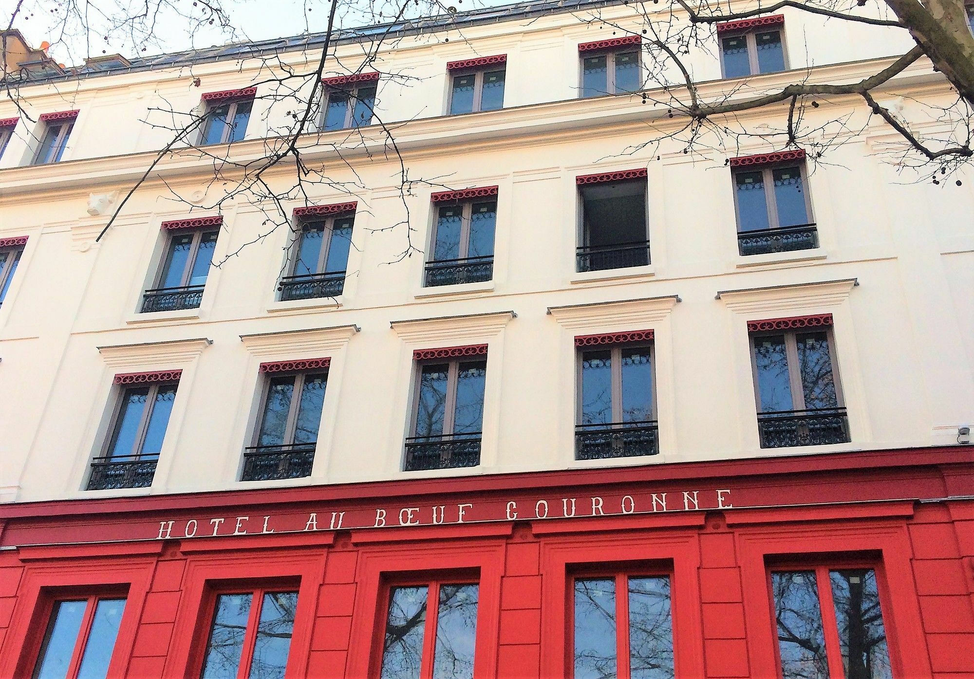Hotel Restaurant Au Boeuf Couronne Paris Exterior foto