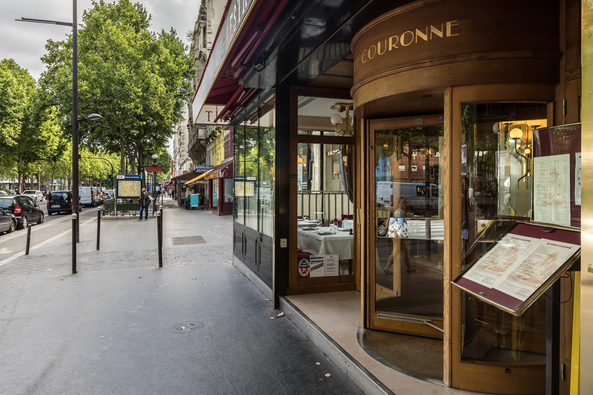 Hotel Restaurant Au Boeuf Couronne Paris Exterior foto